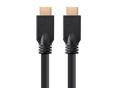 Monoprice High Speed HDMI Cable - 45 Feet - Black | No Logo, 1080p @ 60Hz, 10.2Gbps, 24AWG, CL2 - Commercial Series