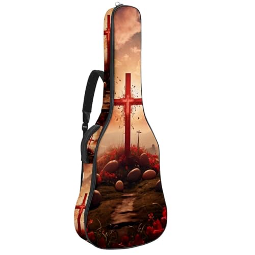 Sac pour guitare acoustique étanche housse universelle 104,7 cm avec poches
