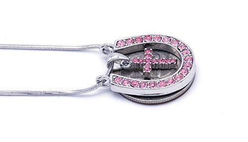 Horseshoe Cowboy Boots Cross Pendant Necklace Cowgirl Charm Ladies Women Fashion Jewelry2