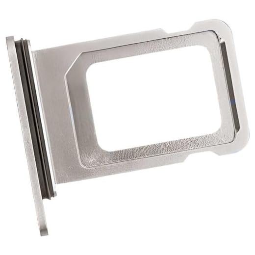 Generisch Ersatz SIM-Kartenhalter für iPhone 14, 14 Plus (A2882, A2886), Silber - Single-SIM, 4G, 5G