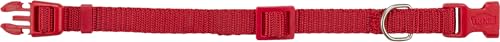 Trixie Premium Halsband Größe XS–S: Halsumfang 22–35 cm/10 mm in rot - stufenlos verstellbares Hundehalsband für sehr kleine bis kleine Hunde, neoprengepolstert, 201403