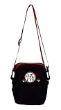 ARDITEX - Bolso bandolera de 12.5x7x17 cm con cinta ajustable y bolsillo - diseño Dragon Ball negro y naranja - 100% poliéster - licencia oficial