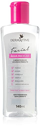 ZKMAGIC Dermattive Água Micelar Loção 140Ml Dermattive Br Rosa/Transparente
