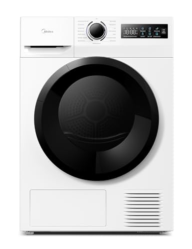 Midea MD11EH80BD Wärmepumpentrockner, 8 kg, Energieklasse D, Schnelltrocknen 35\', HealthGuard, Sensor-Trocknung,Auffrischen,Knitterschutz, Auffrischen Wolle, Weiß Midea MD11EH80BD Wärmepumpentrockner, 8 kg, Energieklasse D, Schnelltrocknen 35\', HealthGuard, Sensor-Trocknung,Auffrischen,Knitterschutz, Auffrischen Wolle, Weiß