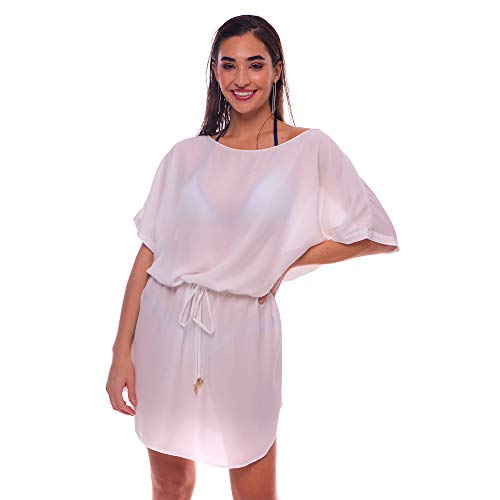 Saída Curta Blusê Branca - Brazil Del Mar