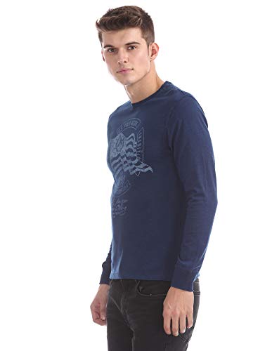 Image of US Polo Men's Solid Regular Fit T-Shirt