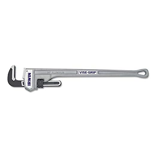 IRWIN VISE-GRIP Tools Cast Aluminum Pipe Wrench, 5-Inch Jaw Capacity, 36-Inch (2074136)