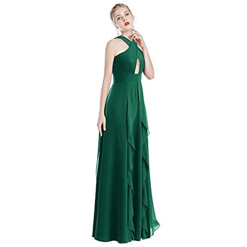 Image of Women Transformer Hi Low Evening Long Prom Dress Halter Convertible Multi Way Spaghetti Strap Wedding Cocktail Maxi Gown