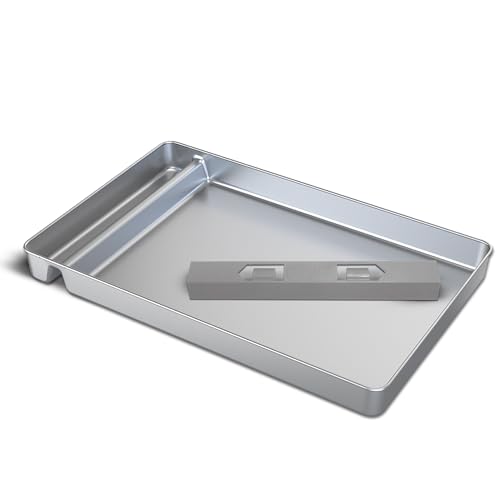Reusable Cat Litter Tray Compatible with Petsafe-ScoopFree Litter Box Upgraded Clip-on Designed Waste Extender Stainless Steel Litter Tray Never Stains Absorb Odors & Easier to Clean
