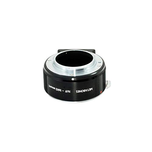 Adaptateur Nikon F Micro 4/3 Metabones T II Noir et chromé pour objectif de boîtier hybride