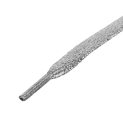 Allegra K Glitter Shiny Metallic Sparkling Shimmery Flat Sneakers Shoelace Shoe Laces Strings 110Cm/43.31" Silver #TOP5