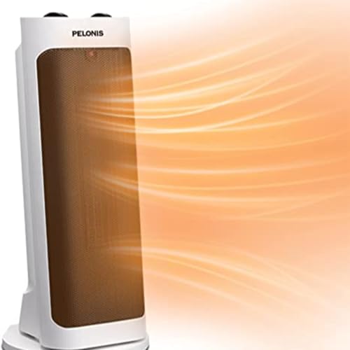 PELONIS PH-19J 1500W Fast Heating, Programmable Thermostat, Easy Control, Widespread Oscillation, Over Heating & Tip-over Switch Protection, 17.767.72inch, White -30% $45.49