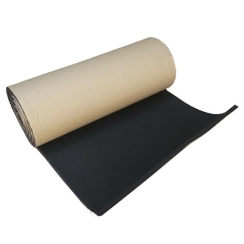 Aislante Térmico Alfombrilla Espuma Térmica para Absorción Sonido Coche 50 X 100Cm 3Mm Insonorización Aislamiento Térmico Acústico Almohadilla Espuma Cálida Insonorizante