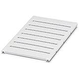 PHOENIX CONTACT UC-TM 6 CUS Marker für Klemmen, 6.2 mm Klemmenbreite, 5.6 mm x 10.5 mm Schriftfeldgröße, Weiß