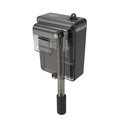 Image of HOB Aquarium Filter, Small Fish Tank Filter for Up to 5 Gallon Tanks, Adjustable Flow, Quiet Operation