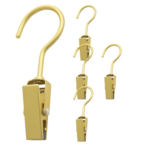 Beaupretty �A���~���������ړI�n���K�[�N���b�v ��]���݂艺���t�b�N ���� �u�[�c �^�I���|�� ���s��ƒ�p���[�I�[�K�i�C�U�[ 5�Z�b�g