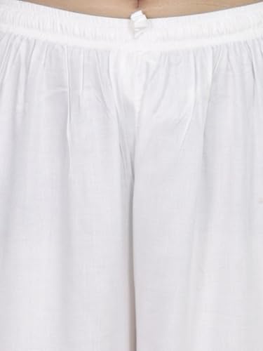 Image of Women's Solid Rayon Palazzo Pants Regular Palazo