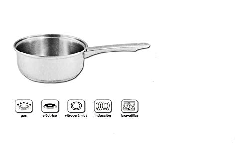 Talox Cazo Acero Inox 18/8 Sin Tapa 16 X 7 Cm