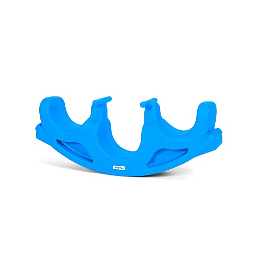 Simplay3 Rock and Roll Teeter Totter for Kids 18 Months to 5 Years - Sapphire, Made in USA