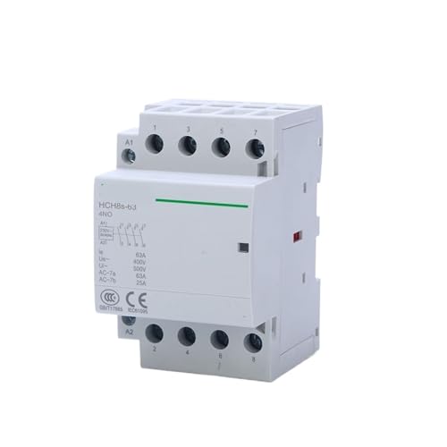 Contacteur modulaire 4P 63A 4NC DC24V HCH8s pour tableau de distribution électrique domestique