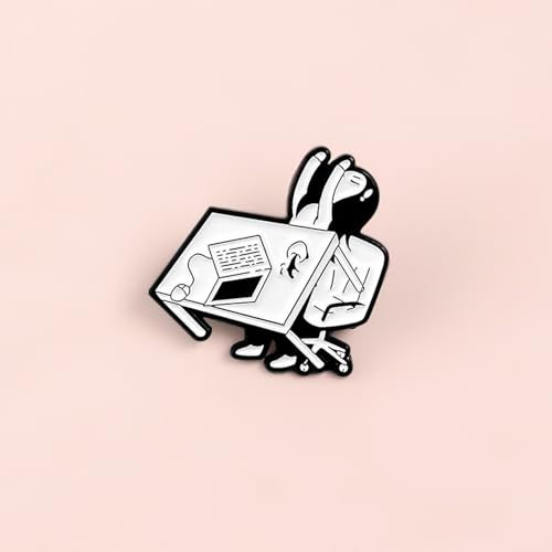 Image of Cute Enamel Pins Cartoon Lapel Pin Brooch Badge for Backpack Jackets Funny Tiger Pins for Gift Anime Enamel Pin for Clothing Hat Decoration