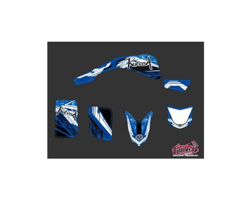 Kit déco Yamaha Blaster bleu pour masquer les rayures de quad 2003-2007