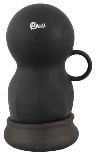 Rebel Masturbatore Vibrante Nero 14,8 Cm - 2