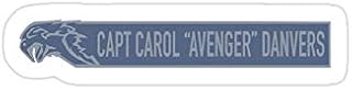 B. Strange Mall Captain Carol USAF Sticker Stickers (3 Pcs/Pack)