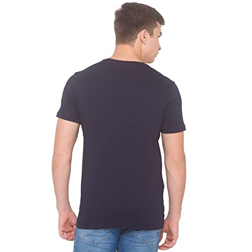 Image of Spykar Men's Printed Slim Fit T-Shirt