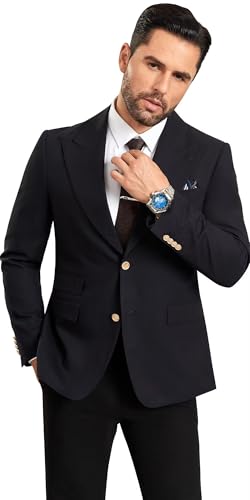 Men Blazer Jacket Slim Fit Casual Mens Sports Jacket Sport Coats Peak Lapel Mens Suit Blazer 2 Button Prom Tuxedo Men4