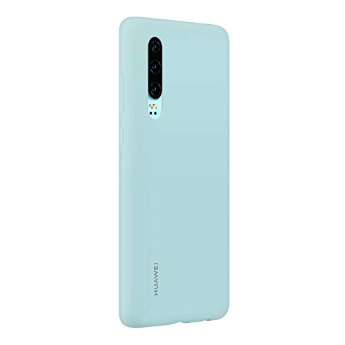 Huawei Cover Silicone Car Case P30, Azzurro