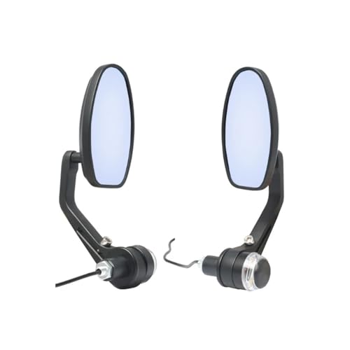 Rétroviseur réglable moto scooter guidon clignotant réflecteur tout-terrain 2x