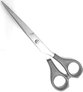 مقص شعر احترافي 5.5 بوصة بمقبض بلاستيكي اسود - ضمان لمدة عام واحد