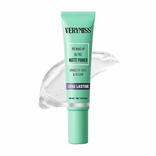 Image of Verymiss Pre-Makeup Oil Free Matte Primer | Enriched with Vitamin E | Smooth & Long-Lasting Base | Pores & Fine Lines Minimizer Primer | 10ml
