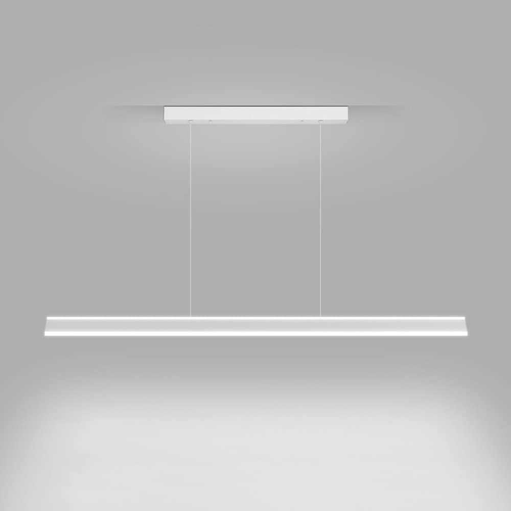 LYMSXAZOU LED Chandelier Pendant Light – Modern Linear Ceiling Fixture 120cm Black Kitchen & Dining Table Lighting Office Bar Hanging Lamps 6000K Brightness Sleek Design