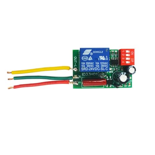 Genérico Controlador de retardo de Placa de Interruptor de relé Temporizador con indicador LED. Desconexión Ajustable: Encendido/Apagado, CA 110 V-220 V, 1-480 min. (No Shell)