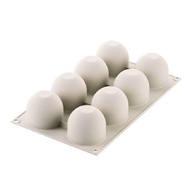 Silikomart | Silikonform für Monoportionen PUFF, Antihaft, 8 Hohlräume, Ø 62 h 52 mm Volumen 8 x 125 ml Tot. 1000 ml – Ansicht 4