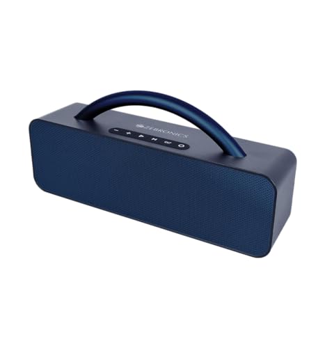 Image of ZEBRONICS Rocket 200 Portable Wireless Speaker with 20W Bluetooth 5.1, FM, USB, AUX, Deep Bass,Media & TWS, Microphone Input, Karaoke,Dual 5.08cm Drives,Call Function(Blue)