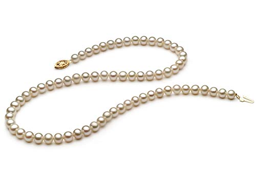 White 5.5-6mm AAA Quality Freshwater Cultured Pearl Necklace for Women4