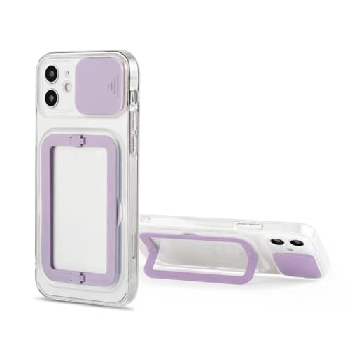 Case Compatible with iPhone 13 Pro Max in Lilic With Camera Lens Protection Square Stand