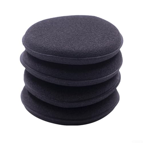 Oniissy Lot de 12 tampons applicateurs de cire en mousse souple de 10 cm pour application manuelle de cire ou de pansements de pneus (12 pièces)