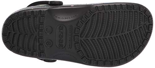Crocs Classic Out of this World II Clog Sandália, Criança-Unissex, Preto/Lilas, 31