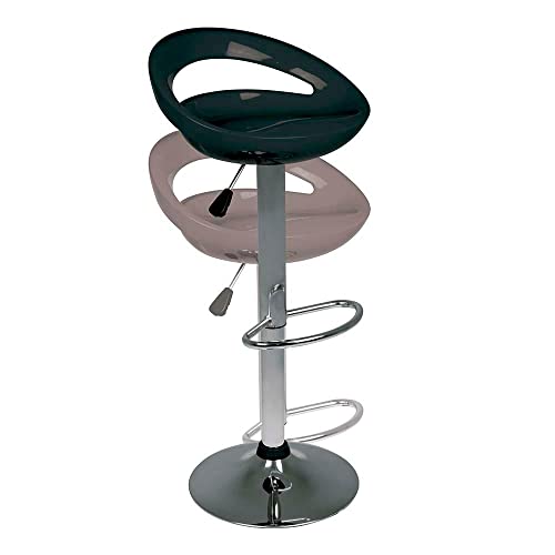 Banqueta Lírio Preta 46cm x 43cm x 77cm