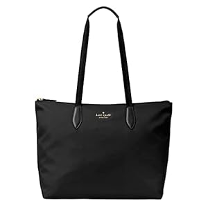 Kate Spade New York Mel Packable Nylon Tote, Black, WKR00625-001
