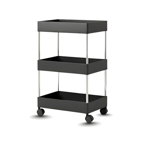 Image of E-COSMOS Plastic Multipurpose 3-Tier Floor Mount Corner Shelf Kitchen Organizer Rack /Storage Shelf /Dish Rack /Storage Rack for Kitchen (3-Tier Dish Rack)