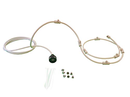 Image of Fan Mist Kit- Outdoor Cooling Fan Misting System- Do It Yourself Misting System- Made in USA with Brass /Stainless Steel Nozzles