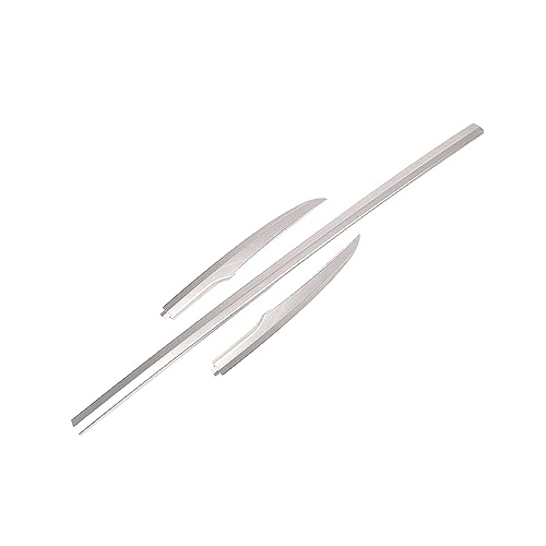 KELEIMAI Car Accessories Fit for Toyota Sienna 2021 2022 2023 2024 2025 LE XLE Exterior Rear Bumper Protector Guard Cover Trim Chrome ABS 3 PCS