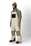 686 Men's Hot Lap Bib - Insulated Thermal Clothing with Horshoe Hem & Adjustable Straps - Water & Weather Resistant - Limestone Colorblock, XX-Large