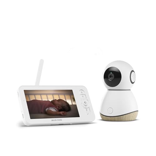 Maxi-Cosi See Pro Babyphone mit Kamera Handy Babyphone Kamera Schreiübersetzer automatische Bewegungserkennung Ultra-HD (2K) Video 5 Bildschirm Teil von Maxi-Cosi Connected Home