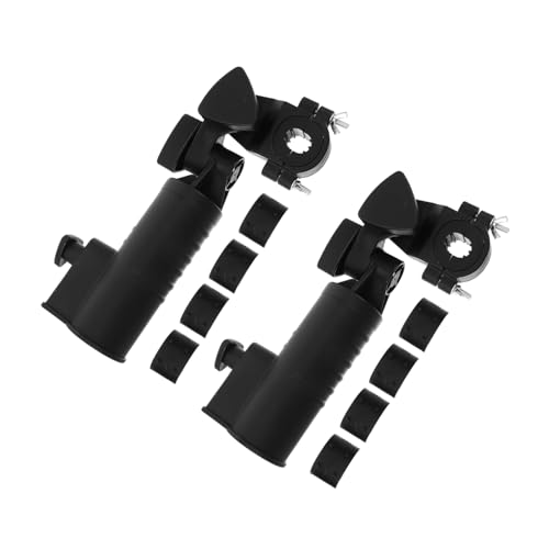 ledmomo 2個ゴルフカート用傘ホルダー しっかり固定クランプ式 最大安定設計で傘の揺れ防止 トロリー対応 ゴルフ用アクセサリー 屋外スポー